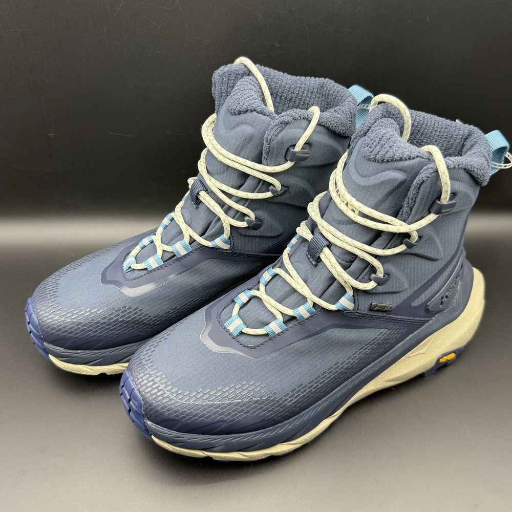 Hoka One One Women's Sz 8 B Blue Kaha 2 Frost GTX Waterproof Hiking Boots - Picture 2 of 9